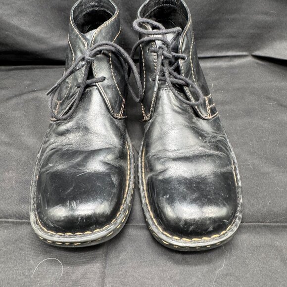 Vintage Born handcrafted footwear Men’s Chukka Boots Black Leather Size Size 9.5 main image 7